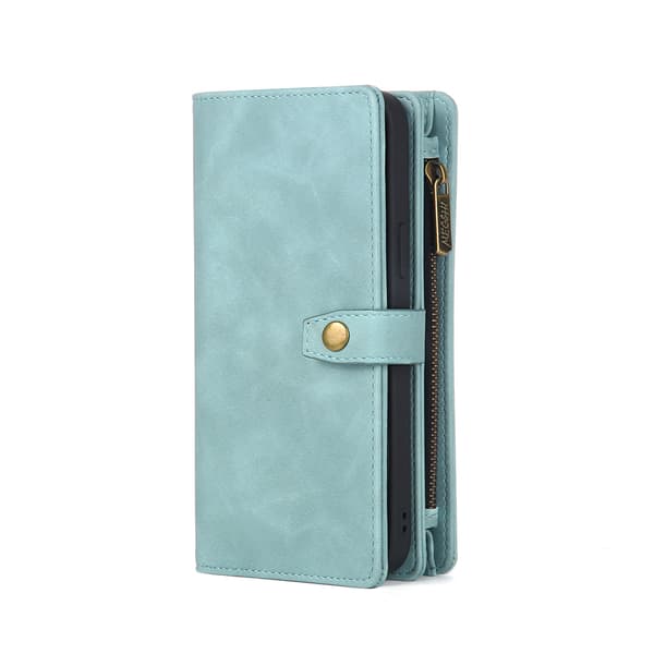 Samsung S22 Multifunktionel Telefoncover - Blå