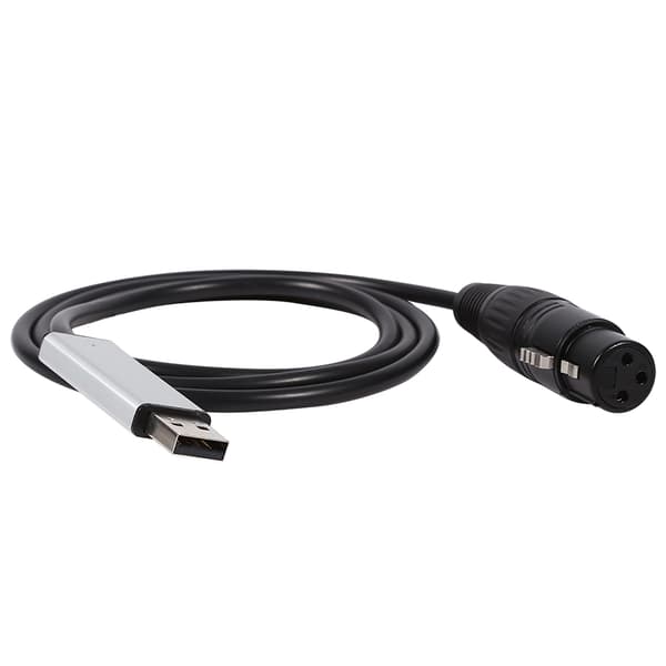 Mini USB DMX Interface Adapter Controller DMX512 Scenebelysningsdæmper