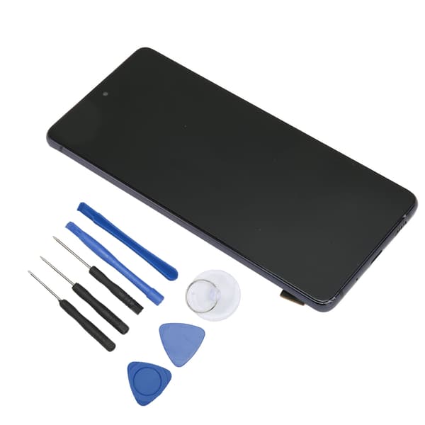 Samsung Galaxy S20 FE OLED-skærm Touch Screen Digitizer-samling med ramme