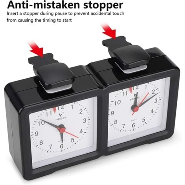 Schackklocka, Schackpendel Schackklocka Professionell schackstoppur, Mekaniska schackklockor Keeper,Chess Countdown Clo