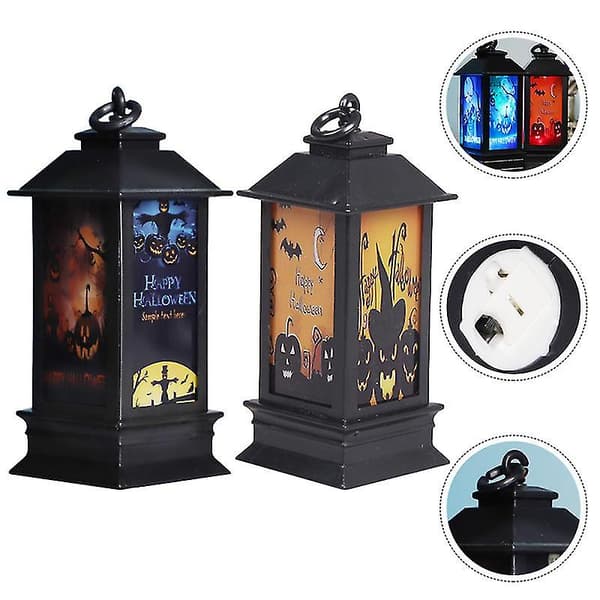 2 stk Halloween nattlys for Halloween-gaver