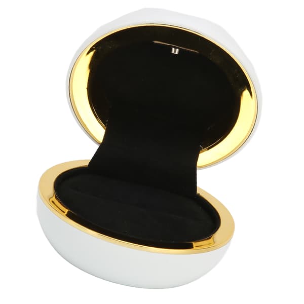LED Lys Ringboks Elegant Smykkevisning Bryllupsfrieri Forlovelsesgave