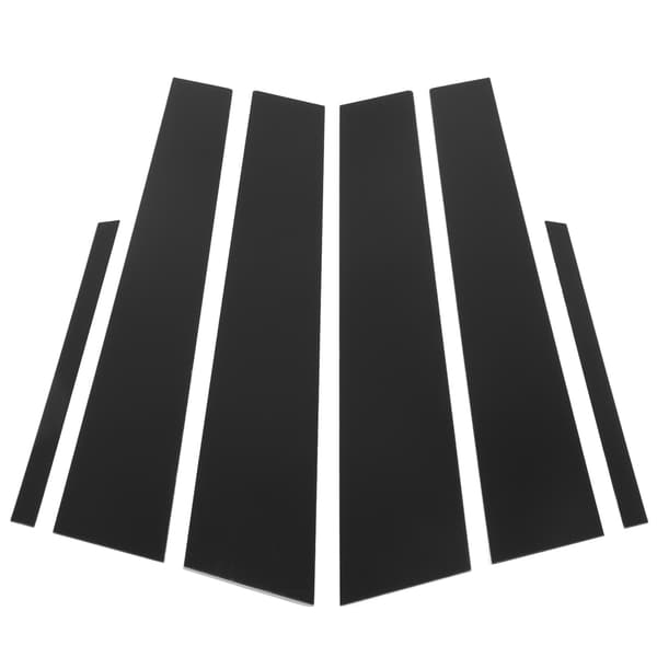 Blank Sort Søjle Dekal til Civic Sedan 8. Generation 2006-2011 6 stk.