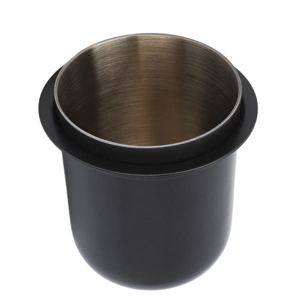 Rustfrit stål 150 ml 58 mm mørkegrå håndfri kaffepulverkop til kaffemaskine