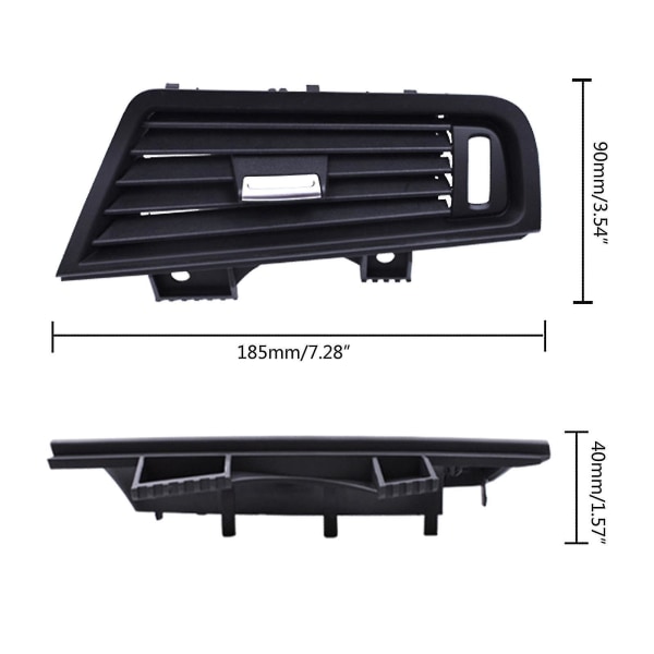 Venstre side;beklædning Instrumentbræt Luftudtag Ventilation Aircondition Ventilationspanel For 5 Series F10 F11 F18