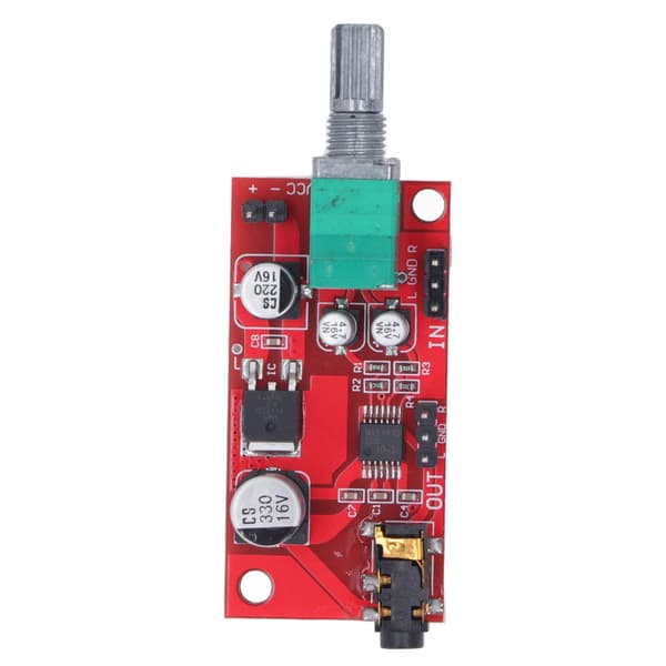 MAX4410 Mini Hörlursförstärkarmodul 3,5 mm Gränssnitt Hörlursförförstärkarbräda DC 3-12V