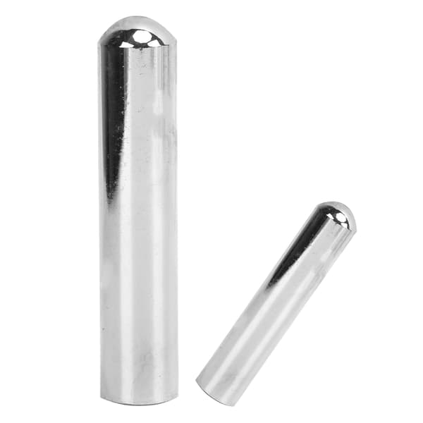 Gitarrslide i rostfritt stål Cylindrisk slider Musikinstrumenttillbehör Silver 3.0