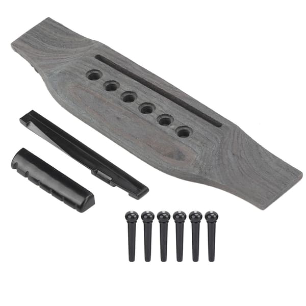 Gitarr Stall Pin Mutter Ersättning 6 Strängars Instrument Tillbehör Typ A
