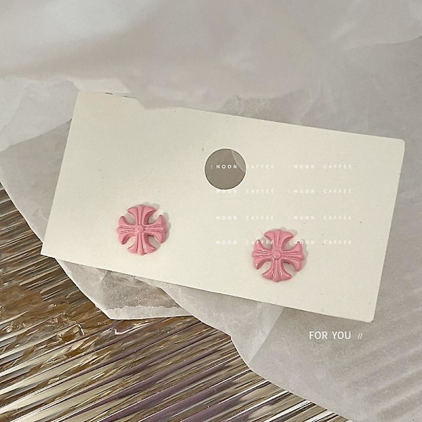 Korvakorut 925 Hopeakorut Cross Fashion Jewelry Ac8005
