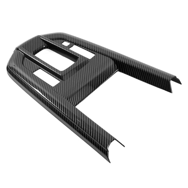 Kulfiber Gear Shift Panel Cover Trim Erstatning til Isuzu DMAX 2021