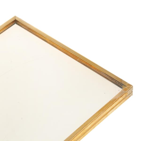 Rustik mässing och glas hängande tavelramset för heminredning