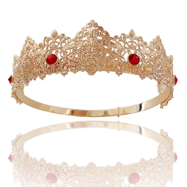 Bar Performance Crown Ball-dronning Tiara Forslag Matchende smykker Kæreste gave Golden White