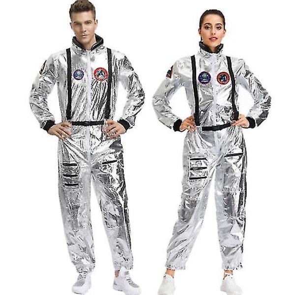 Astronaut Spacesuit Jumpsuit Halloween Cosplay M men