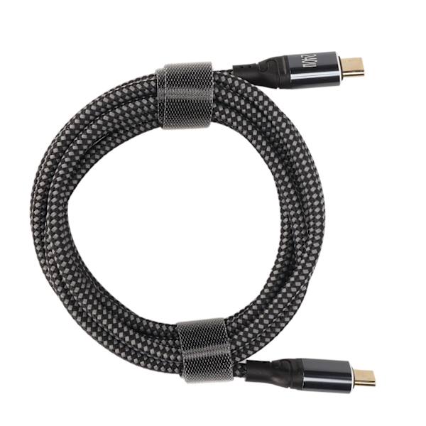 USB C til USB C Kabel 240W PD USB 2.0 480Mbps Han til Han Datakabel 200cm