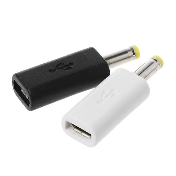 Micro USB hun til DC 4.0x1.7mm hanstik Jack Converter Adapter Opladning til og mere Andra