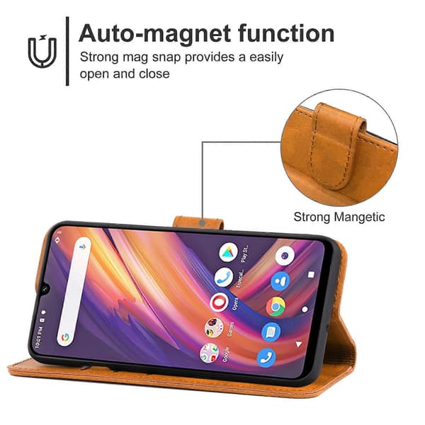 Læder telefoncover til Lenovo A6 Note Brown