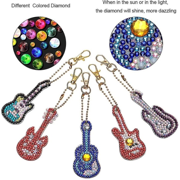 5D Diamond painting för DIY-diamantmålning, Full Kit Charms Present
