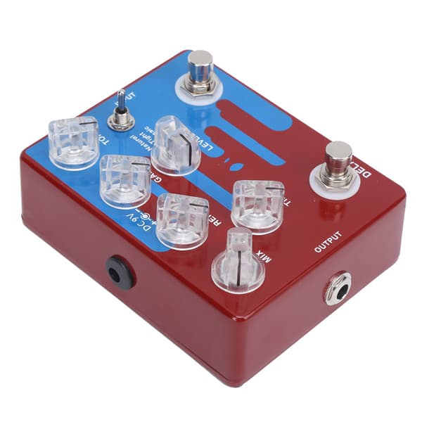 CP 68 Digital Distortion Delay Gitarpedal 3 Moduser DC 9V Musikktilbehør