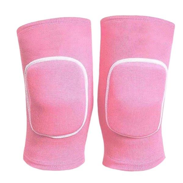 Ett par halkfria mjuka knäskydd, andningsbara knäskydd för dans Pink M