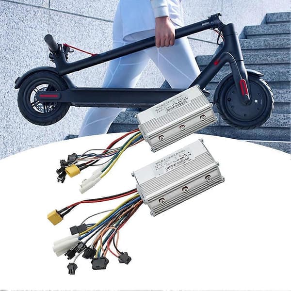Til JP 60V 25A DC Børsteløs Controller Dobbeltmotor til Elektrisk Scooter E-cykel Børsteløs Controller Black