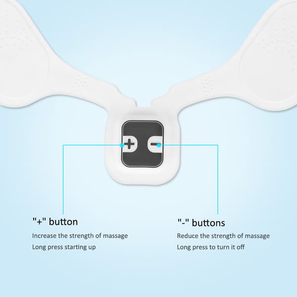 Smart Neck Shoulder Massager Mini Cervikal Terapi Instrument Multifunktionel Fuld Krops Puls Massage Sticker