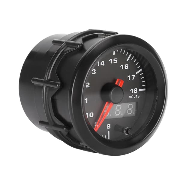 2in 52mm Bil Digital LED Voltmeter 7 Farve Spændingsmåler Display Modificerede Dele