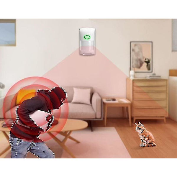 Smart Wifi Infraröd Detektorer Utomhus Trådlös Larm Rörelsesensor1stvit