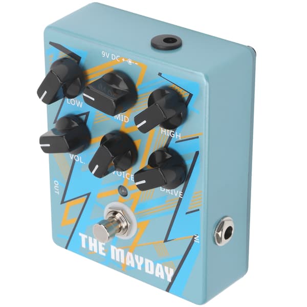 Analog Guitar Effekt Pedal Forstærker Equalizer Harmonisk Lyd 9V DC