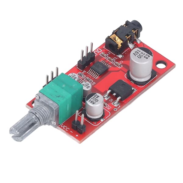 MAX4410 Mini Hörlursförstärkarmodul 3,5 mm Gränssnitt Hörlursförförstärkarbräda DC 3-12V
