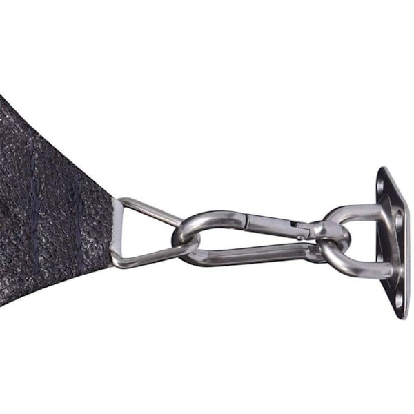 2kpl 5MM Shade Sail ruostumatonta terästä Tarvikkeet Varjostin Net Jousikoukku