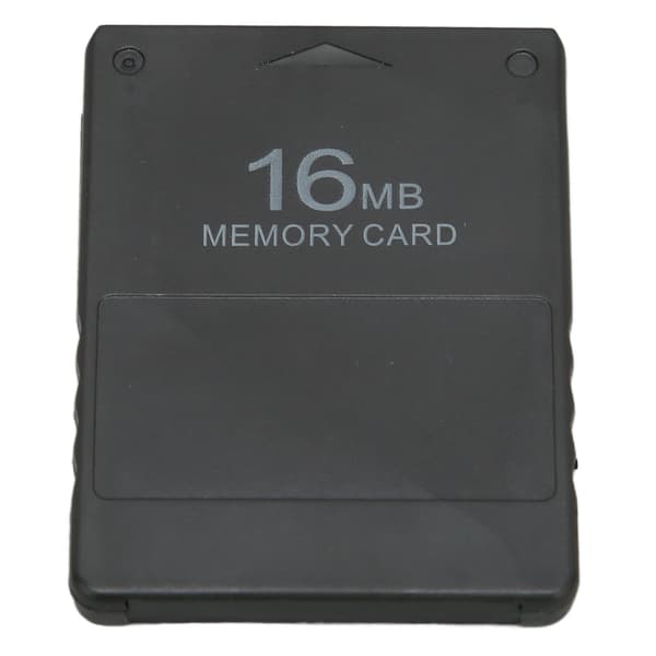 16MB FMCB1.966 High Speed Plug and Play Game Memory Card til PS2 Sort