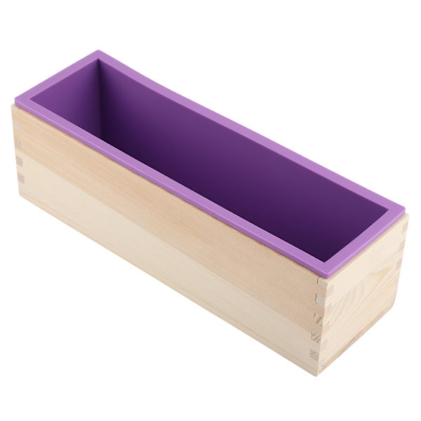 Rektangulær silikonsåpeform 1200ML for DIY-baking av kake, is, sjokolade