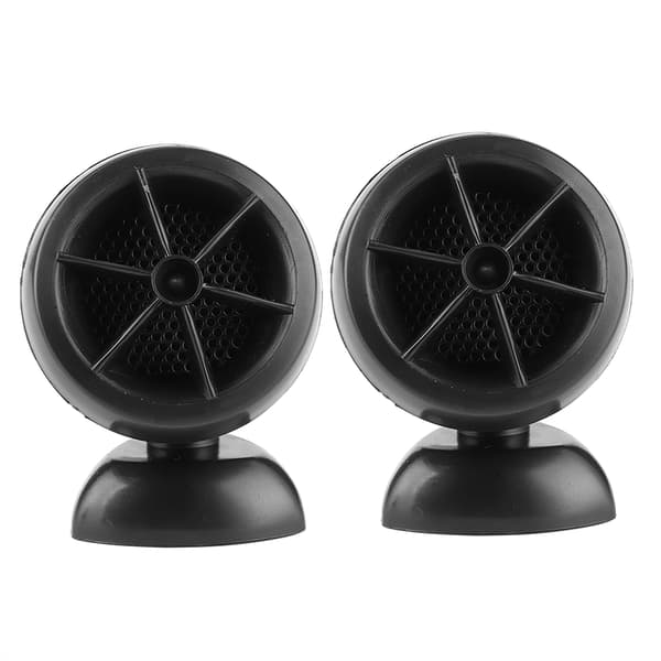 1200W 12V Mini Horn Tweeter Dome Højttaler til Bil Lydsystem Sort