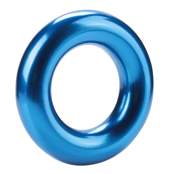 Blå Rund Aluminium Rappellring Klatring Perfekt Spenningslegering O-ring