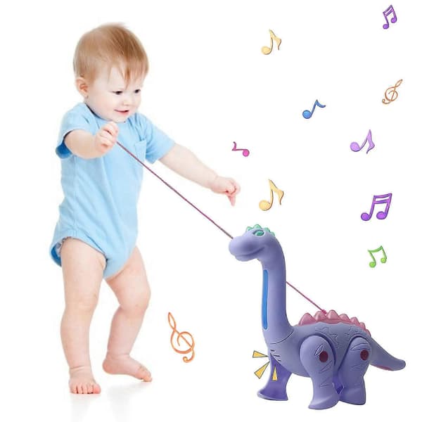 Snor dinosaur tæppe legetøj simulation dyr glødende musikalsk legetøjsmodel