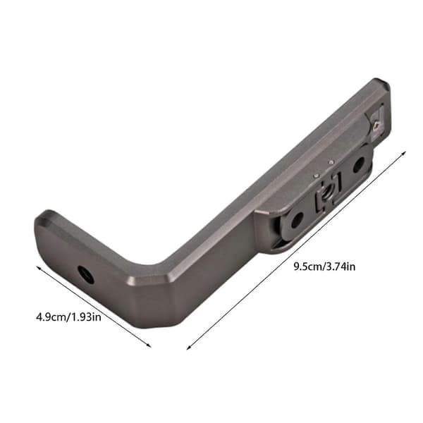 Action Camera L-beslag monteringsadaptere stativ til 360 X4 Action Camera Quick Release Plate Tripods Base Side Plate Multicolor