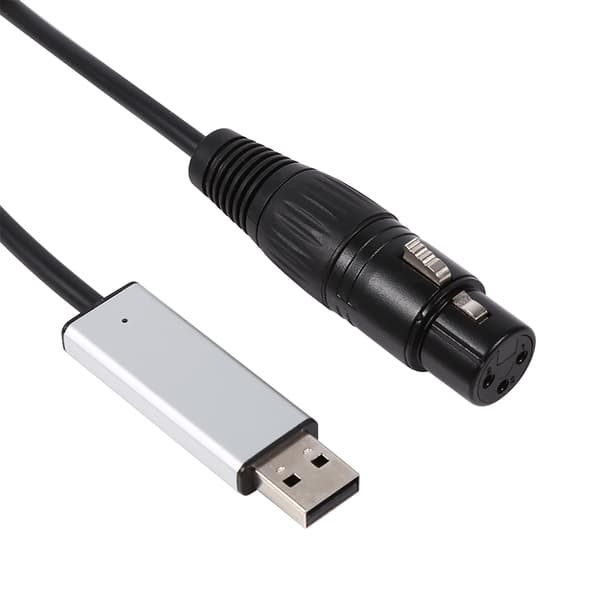 Mini USB DMX Interface Adapter Controller DMX512 Scenebelysningsdæmper