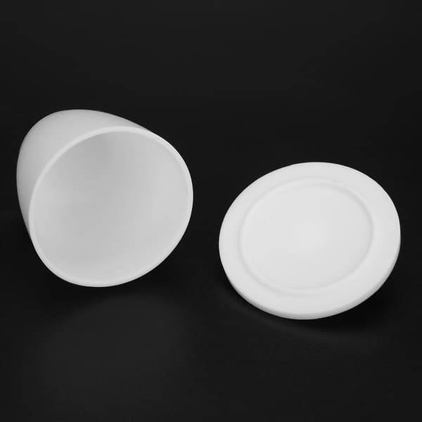 Laboratoriedigel Høyformet PTFE-digelkopp med lokk Eksperimentmaterialer 30ml