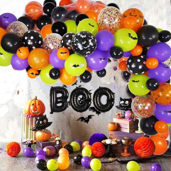 Halloween Ballong Garland Kit Halloween Party Favors