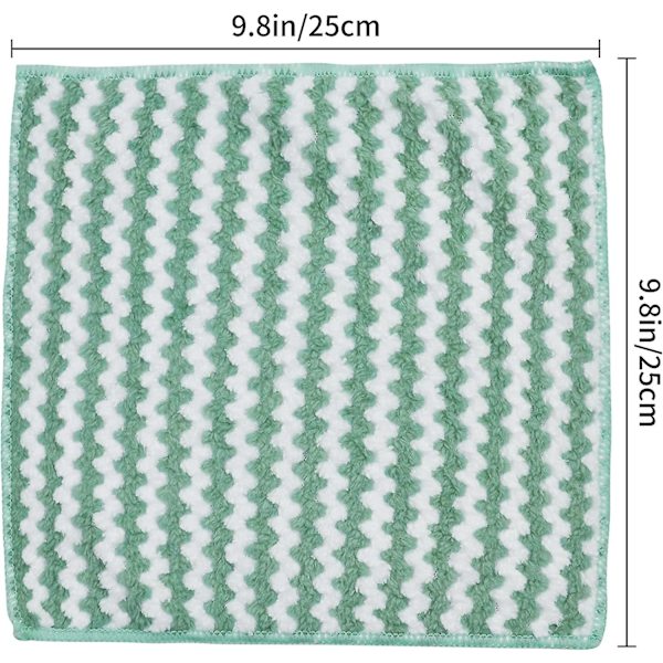 Wave coral fleece imukykyinen puhdas keittiön tiskiliina sata