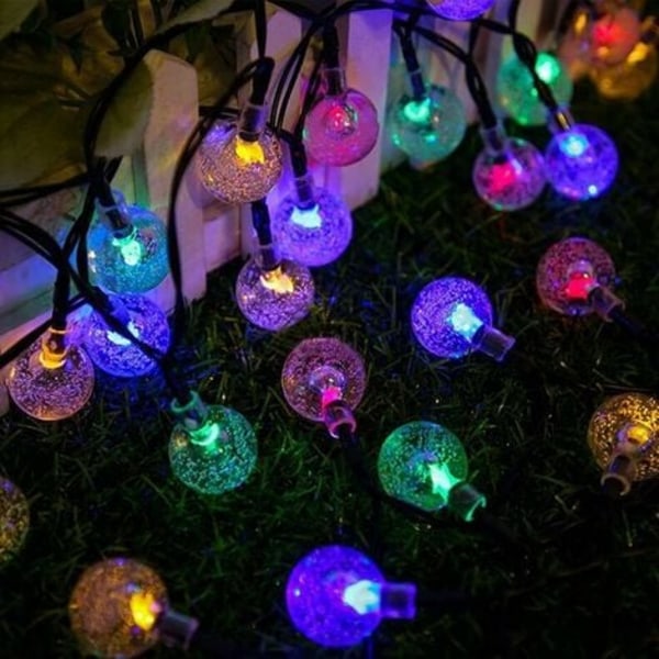 16 fot utomhus LED Solar String Lights, IP65 vattentät Solar String Lights för jul, gräsmatta, uteplats, trädgård, bröllop, P