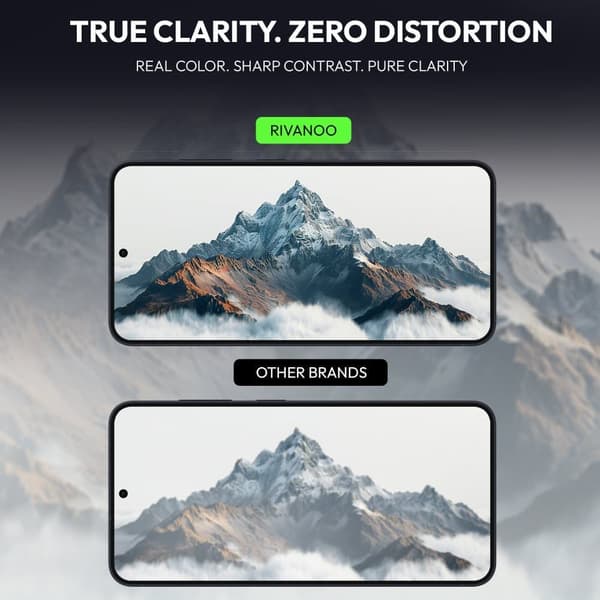 2-Pack Compatible with Samsung Galaxy S25 Screen Protector & 2-Pack Lens Protector - Tempered Glass | [Automatic Installation] - Bubbleree
