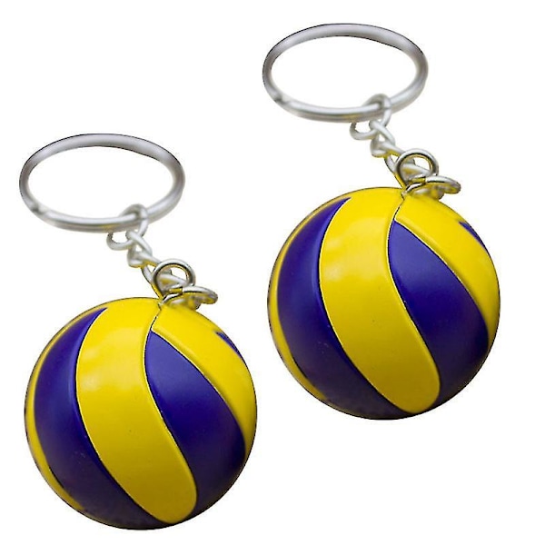 10X3.8X3.8CM unisex nøgleringe 2 stk nøgleringe