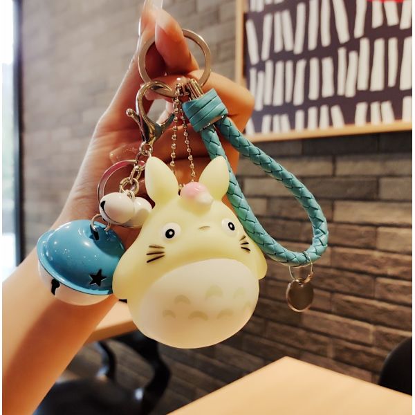 Sarjakuva Totoro avaimenperä nukke kello avaimenperä rengas laukku