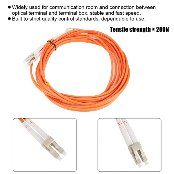 9,8ft LC Single Mode Fiber Optisk Patch Kabel Jumper Netværk