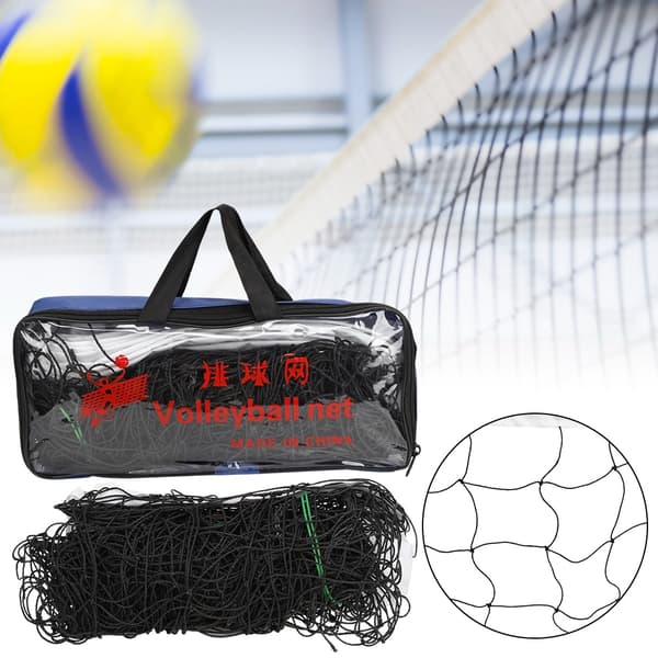 Professionelt beachvolleyboldnet med ståltrådskant