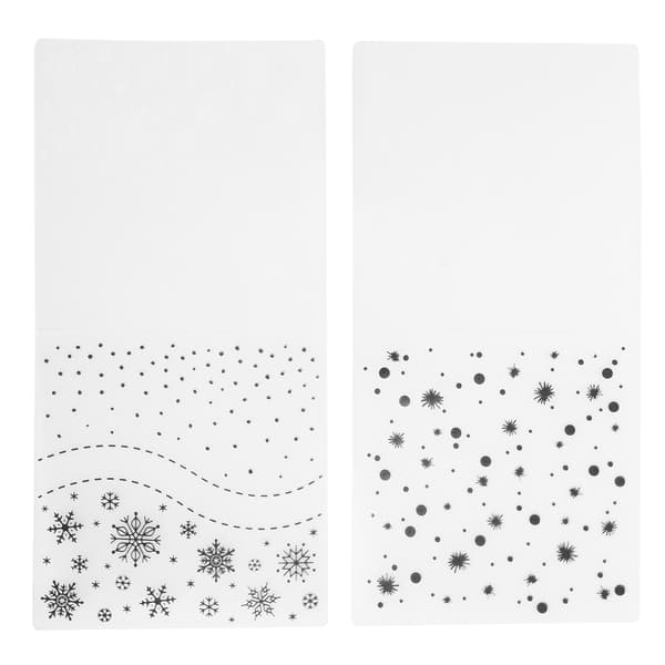 2 stk. Plastpregefolder DIY Kortlaging Papirkunst Scrapbooking Preget mal