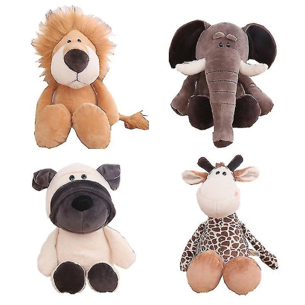 25cmforest Animal Doll -pehmolelu Grey hippopotamus