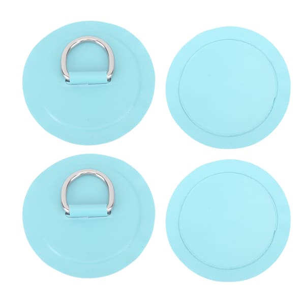 PVC D-ring Patch för uppblåsbar SUP-bräda Stand Up Paddleboard 4 stycken Mintgrön