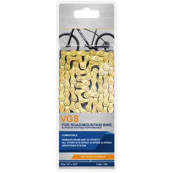 MTB-ketju MTB-ketju , MTB-maantiehybridipyöräketju 116Links-pikairrotuslenkit, maastopyöräketju